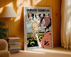Samurai Champloo Anime Poster Vintage Manga Art Print( Unframed - Print Only )