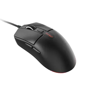 FIREBAT RGB gaming mouse【X4】, Wired Optical Mouse , Wired Mouse for Computer and Laptop, USB Corded Mouse, Right or Left Hand Use -Black