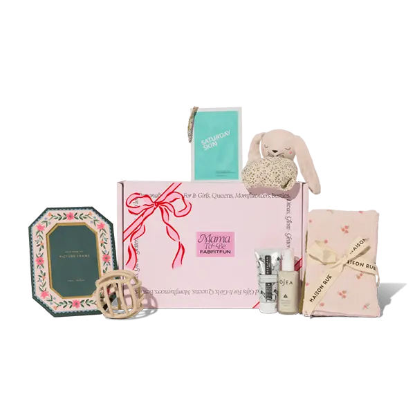 FabFitFun New Mom Box ($249 Value!) | Full-Size Products for Expecting & New Moms - OSEA, Saturday Skin, Maison Rue, Rifle Paper Co., Marlyn Schiff, Beekman 1802