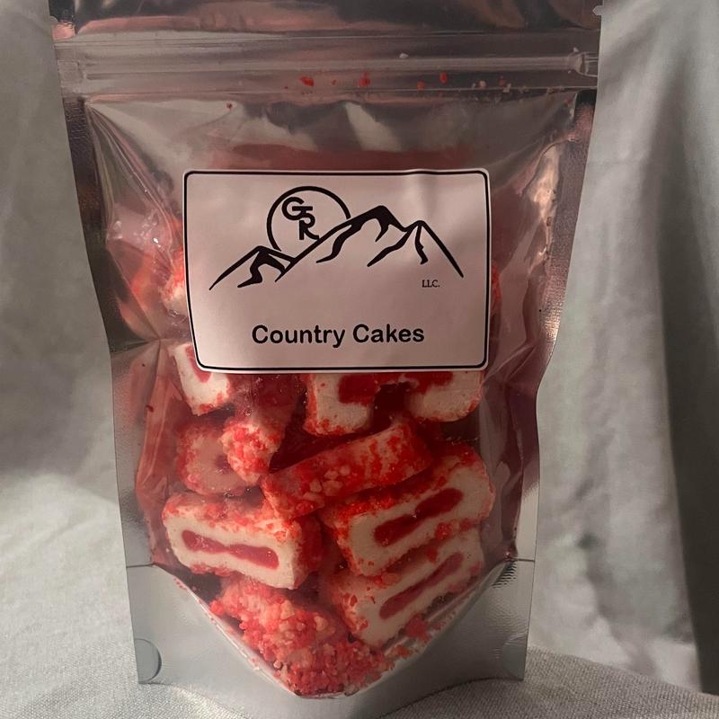 Country Cakes Freeze Dried Strawberry Ice Cream Bars - Delicious Snack