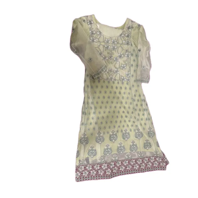 Pakistani suite Punjabi suite three pieces it’s stitched I have wore couple times plan trouser with scarf.