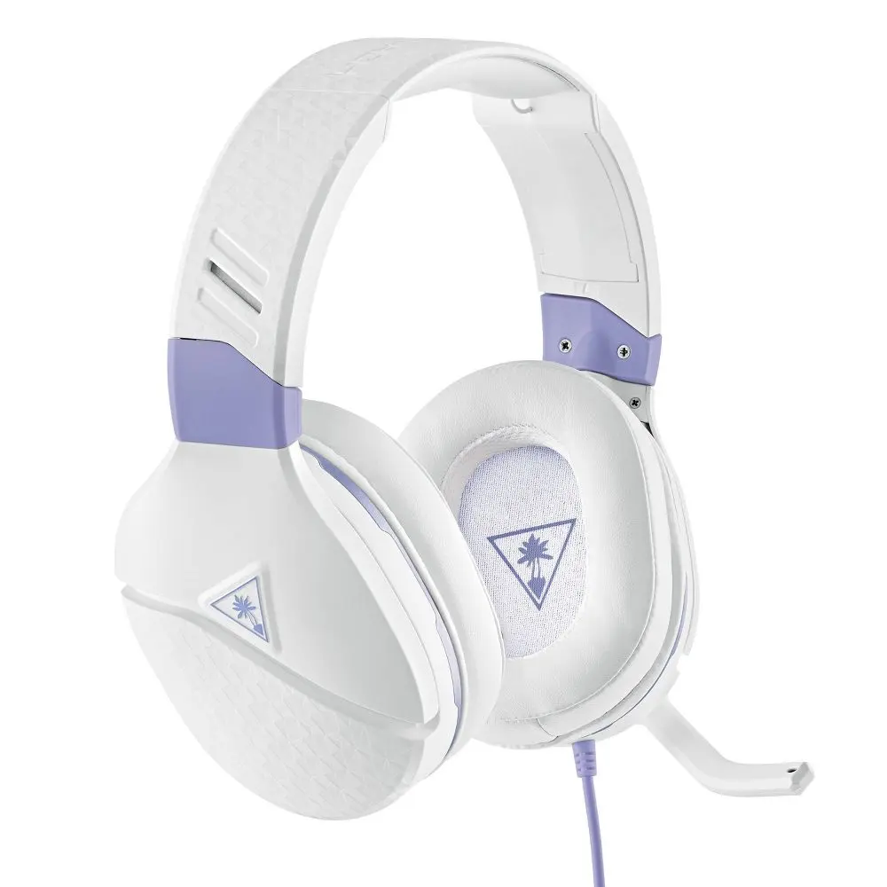 Turtle Beach Recon Spark Multiplatform Wired Gaming Over-Ear Headset for XBOX Series X|S XBOX One PS5 PS4 PC & Mobile (3.5mm) - White/Purple