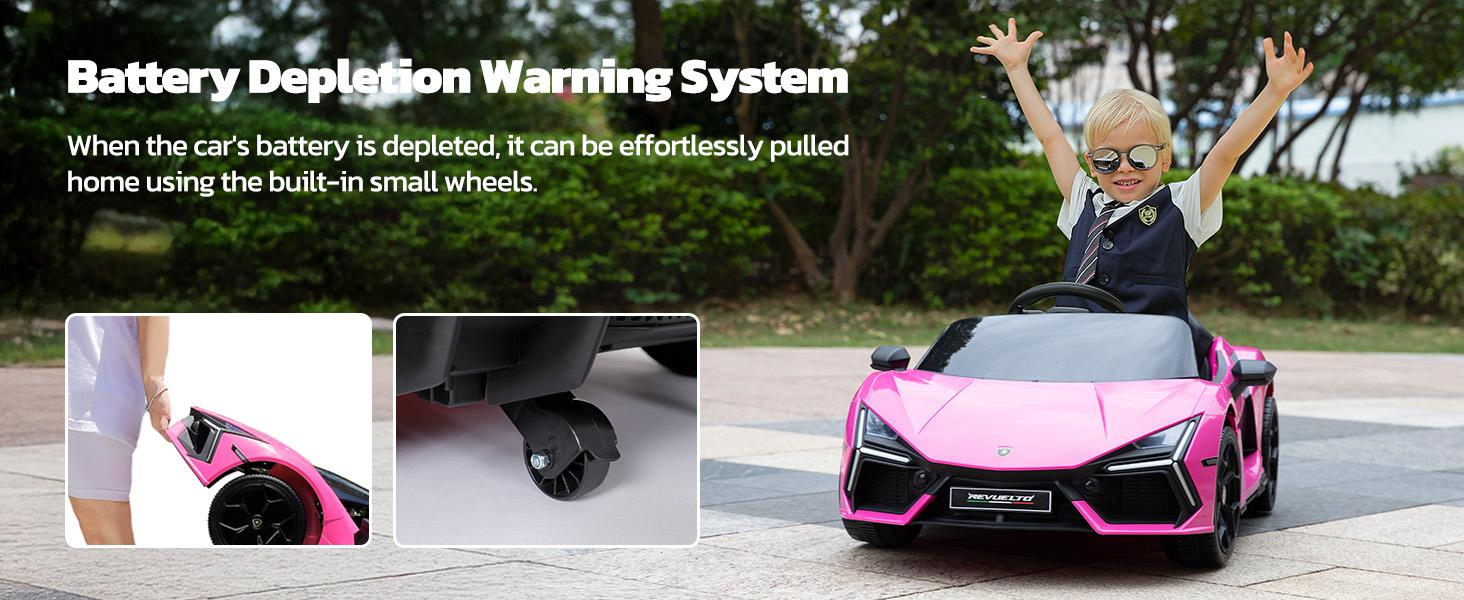 Dripex 12V Licensed Lamborghini Ride On Car, Scissor Door Electric Toys Car with Remote Control Bluetooth LED Light MP3 Player and Wide Seat for 3-6 Boys Girls