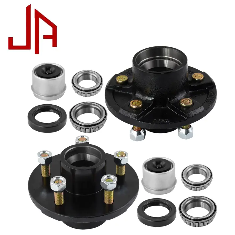2x Trailer Idler Hub 5 on 4.5 For 3500 lbs Axle 5x4.5 5 Lug Trailer Hub Kits NEW