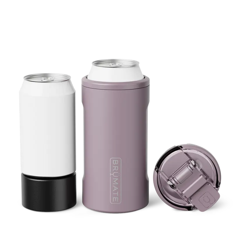 BrüMate Hopsulator Trio 3-in-1 Insulated Can Cooler | 12oz Cans + 16oz Cans + 100% Leakproof Tumbler with Lid