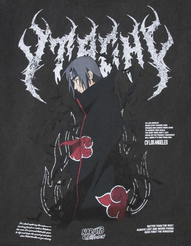 CVLA x Naruto Itachi Mens Boxy Tee