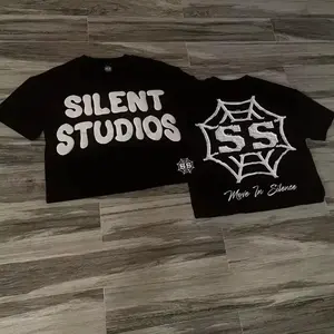 [tiktok shop deals]Trendy Brand Fashion Letters Cartoon Print Oversized Short-sleeved Men Y2k Harajuku Hip-hop Retro Loose Casual T-shirts Women christian y2k outfits men
