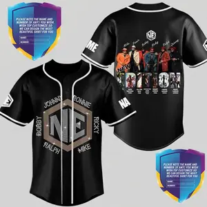 Personalized The New Edition Way Tour 2026 Baseball Jersey, New Edition Jersey, NE Concert Merch Shirt, NE4LIFE Tour Gifts