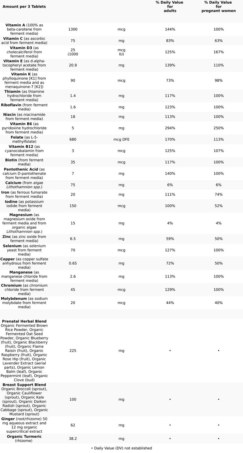 New Chapter Advanced Perfect Prenatal | Prenatal Vitamins for Healthy Baby & Mom - Folate (Methylfolate) + Ginger Eases Morning Sickness - 96ct