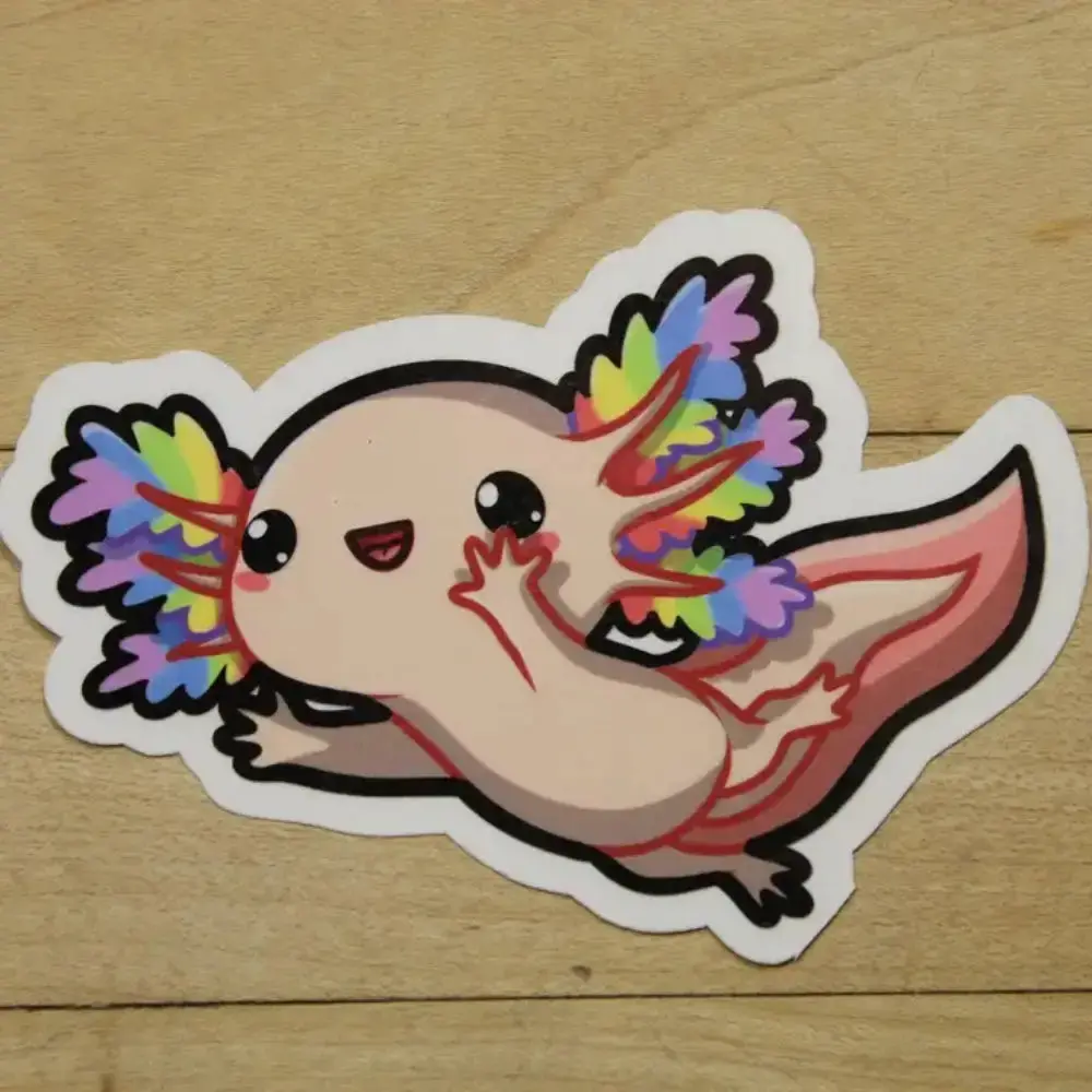 MKC Rainbow Axolotl Sticker
