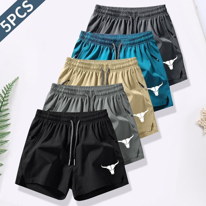 Men's quick-dry lightweight beach shorts with drawstring waistband, non-stretch fabric, suitable for swimming, volleyball, and fitness wear, suitable for pools, travel, and casual outings