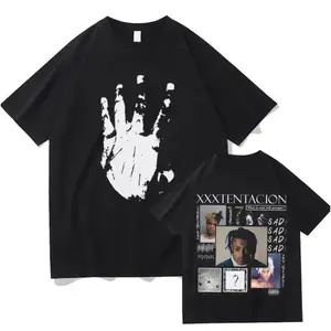 XXXTentacion Hoodie, Vintage Rap Hip Hop 2 sided Tee, Retro xxxtentacion graphic Shirt, Y2K Streetwear style, Gift For Him