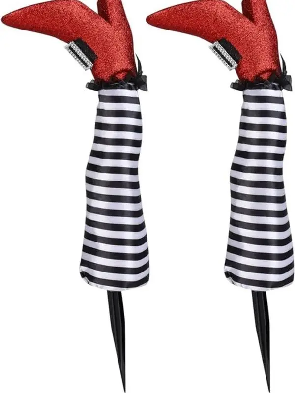 Ochine Halloween Wicked Witch Legs Prop Halloween Witch Decor
