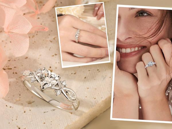 Jeulia Moissanite Twig Ring for Women | Infinity Twist Heart Cut Promise Ring | 925 Sterling Silver Anniversary Wedding Gift for Her | Engagement Promise Band with Gift Box Jeulia Moissanite Twig Ring for Women | Infinity Twist Heart Cut Promise Ring | 925 Sterling Silver Anniversary Wedding Gift for Her | Engagement Promise Band with Gift Box