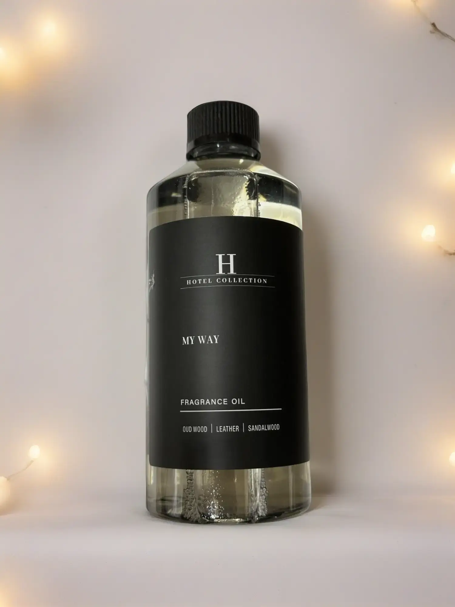 Hotel Collection 'My Way' Fragrance Oil (500ml) - Luxury Aromatherapy Scent Inspired by 1 Hotel with Notes of Leather, Sandalwood, & Oud Wood - 500ML Diffuser Oil for Home & Office Lavender Perfume | Room Aromatizer