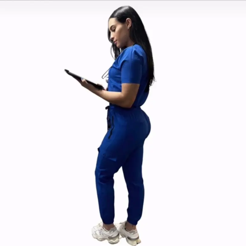 (Solo el Pantalon) Nyah Scrub Jogger Pants – Lightweight Stretch, 5 Pocket Medical Pants | Top Sold Separately