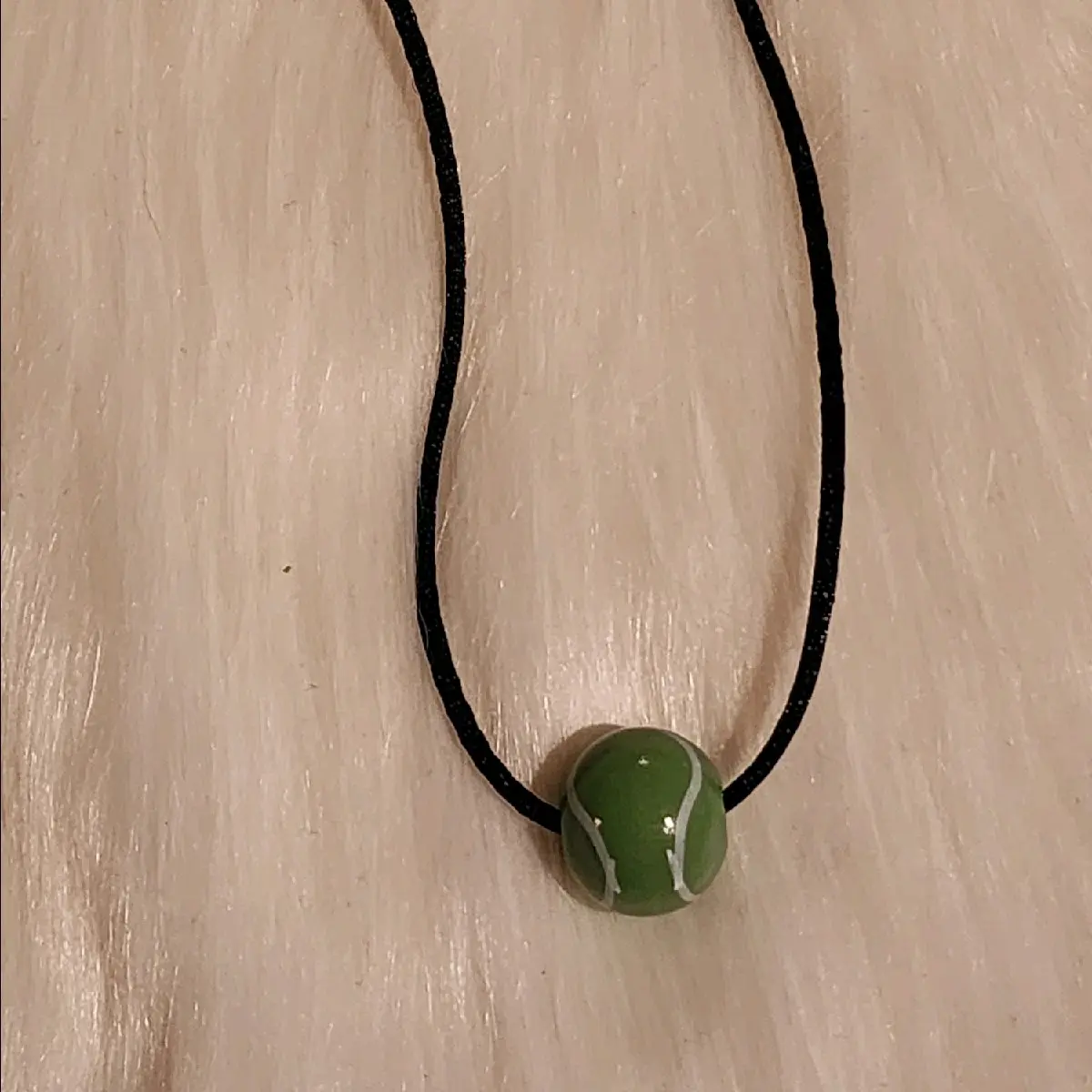 Unisex Softball Pendant Necklace - Casual, Comfortable and Stylish, Adjustable, High-Quality Plastic Fabric, 18in Costume Jewelry for Enthusiasts, Comfortable And Stylish Necklace