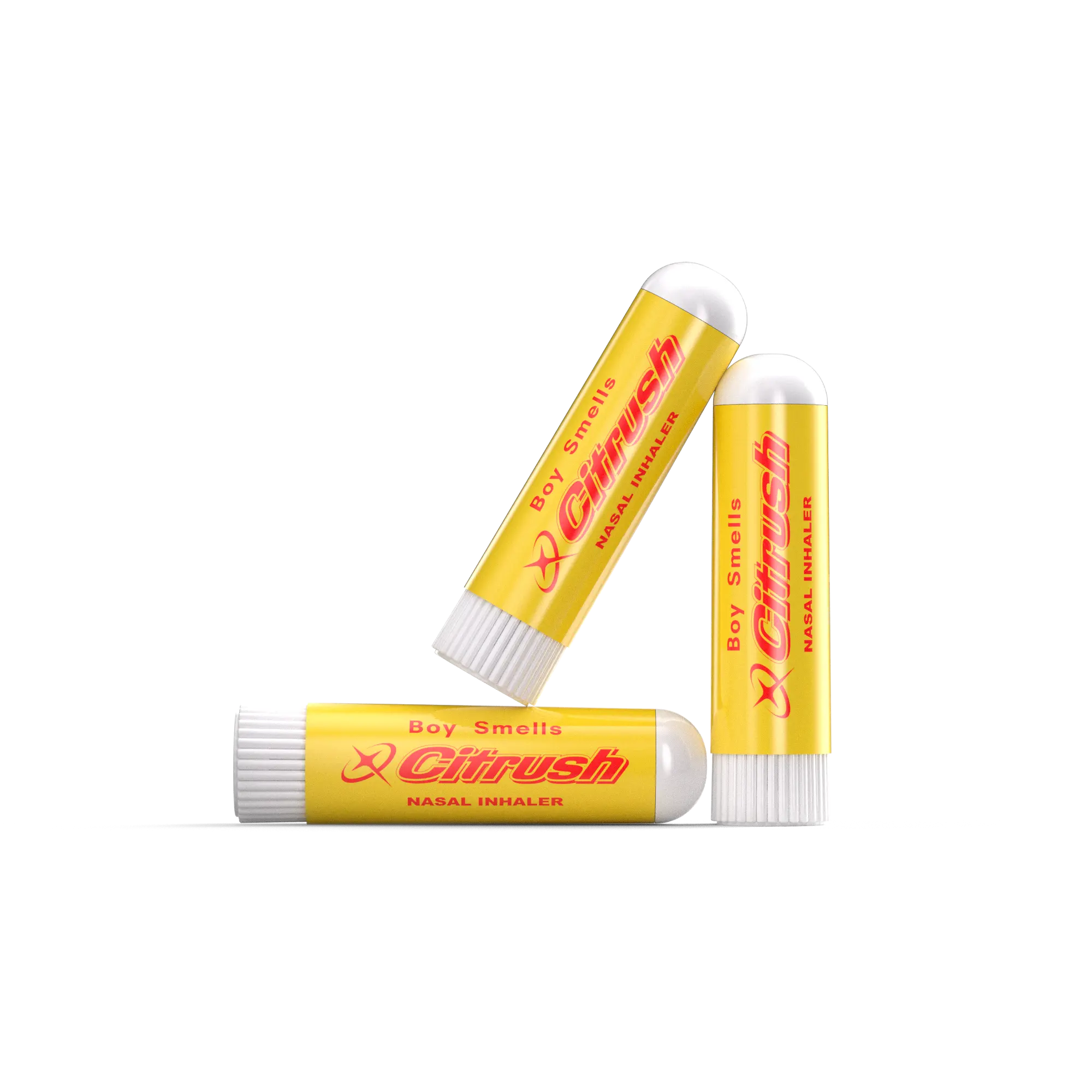 Citrush - Nasal Stick - 3-Pack, 3g - Pomelo, Frozen Mint, + Menthol