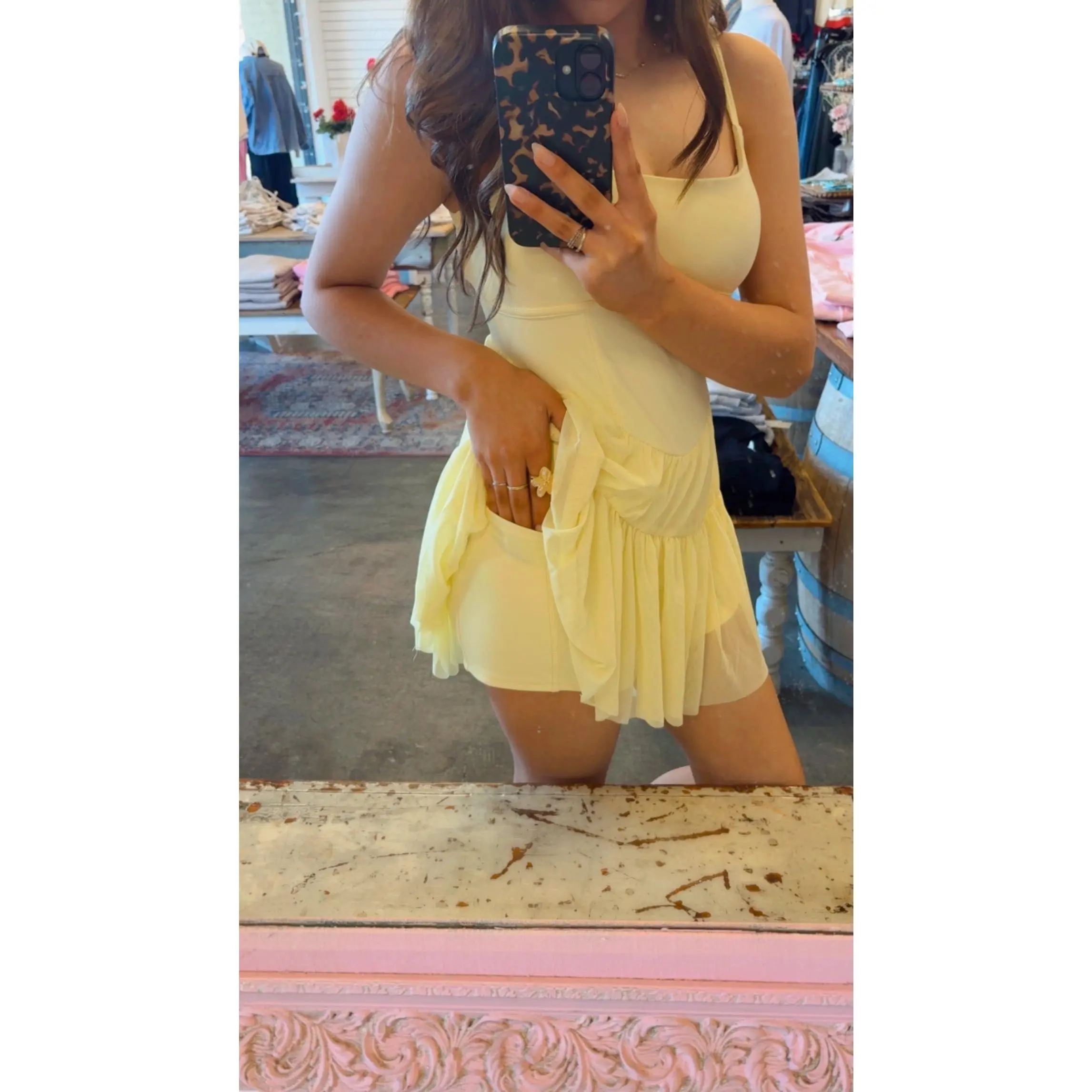 rose gold mini dress Springfield Mini Dress