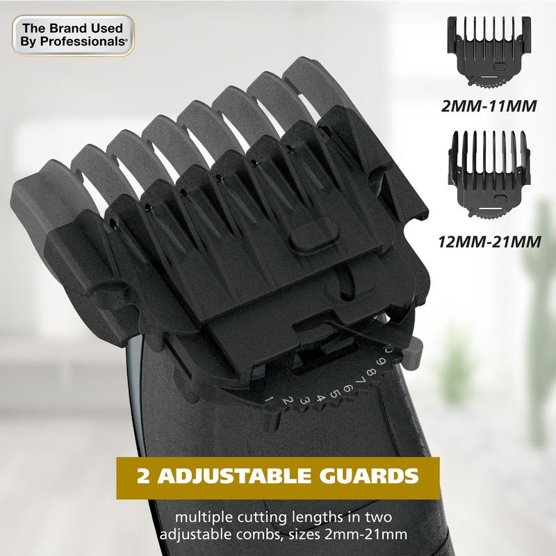 Wahl Manscaper Tool Box All in One Cordless Lithium-Ion Powered Full Body Trimmer With 4 Attachment Heads – Model 3024523