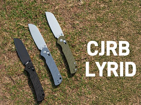 CJRB Lyrid  Survival Tools AR-RPM9 Steel Blade G10 Handle Folding Knives, Pocket Knife for Survival Equipment Set, Outdoor Survival Supplies and Survival Gear