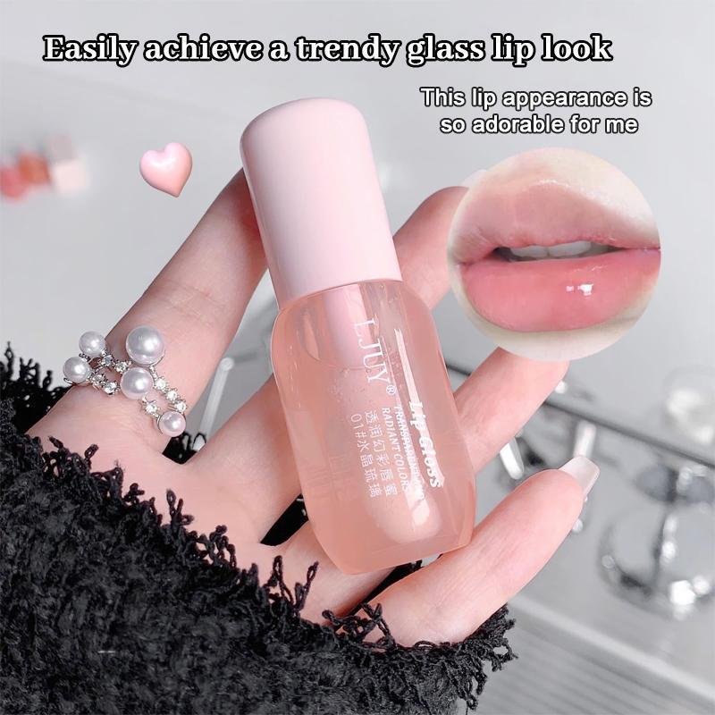 3/6/9 Counts Lip Oil Lip Balm, 3 Counts/set Moisturizing Lip Glaze, Glossy & Non-sticky Lip Stick, Plumping Lip Oil Lip Stick Cosmetic for Girls & Women, Makeup,Back to School Gifts for Students Daily