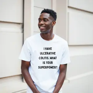 I Have Ulcerative Colitis What Is Your Superpower Unisex Shirt - IBD Crohn's & Colitis Awareness Tee - Premium Short Sleeve