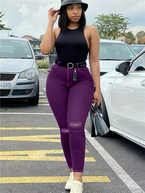 JUNBAOSS Women's Classic Mid Waisted Skinny Stretch Butt Lifting Jeans Women Totally Shaping Distressed Ripped Jeans Slim Fit Denim Pants SpringStatements JUNBAOSS Women's Classic Mid Waisted Skinny Stretch Butt Lifting Jeans Women Totally Shaping Distressed Ripped Jeans Slim Fit Denim Pants SpringStatements