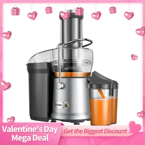 1200W Premium Juicer Machine, Extra-Large 3.2” Feed Chute for Whole Fruits and Vegetables, Titanium Enhanced Cutting System, Centrifugal Juice Extractor Maker with Heavy Duty Full Copper Motor, Dual Speeds, BPA-Free.