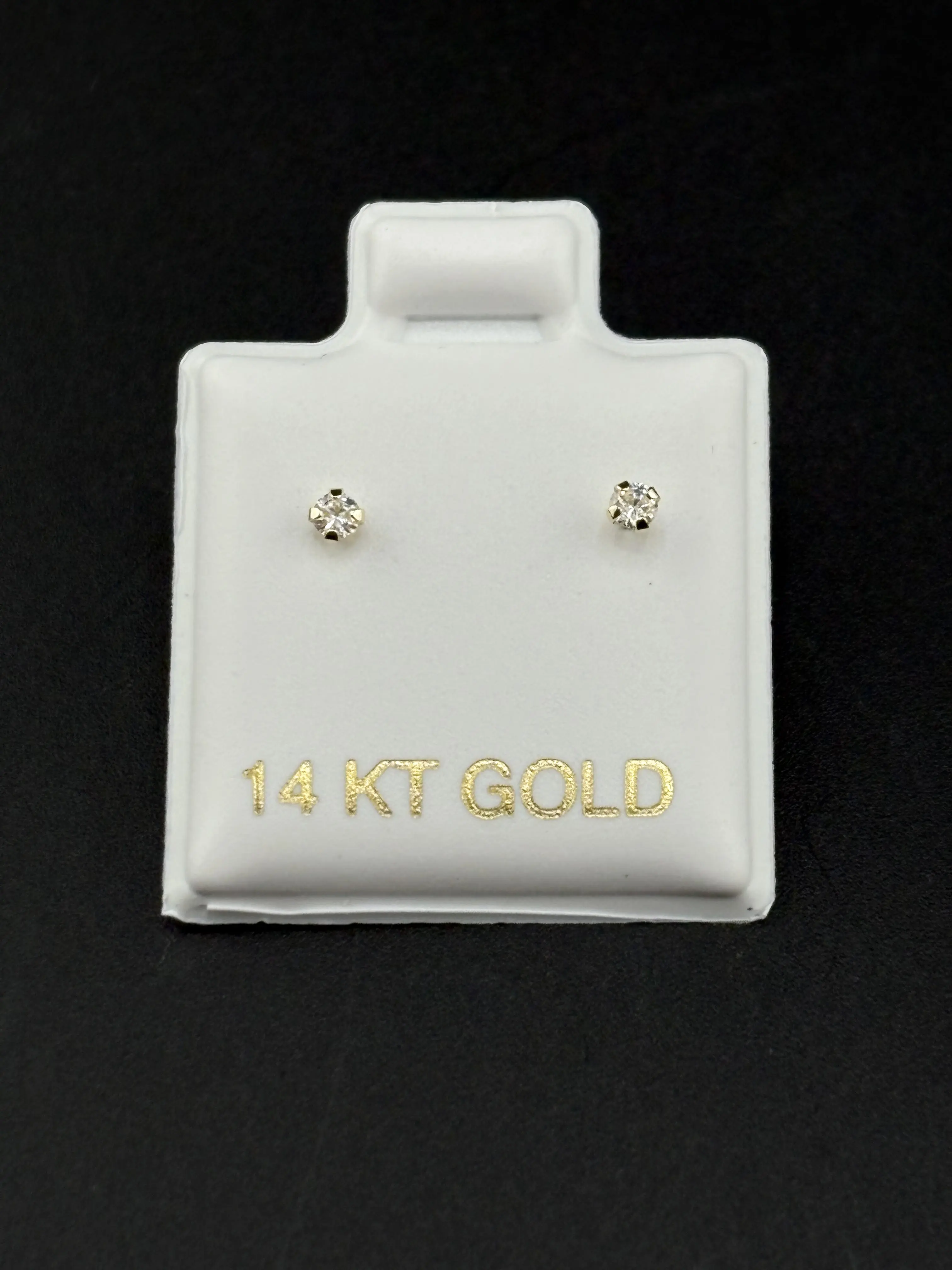14K Gold Earrings - Studs
