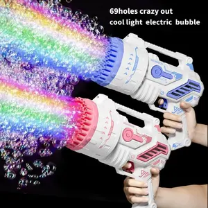Bubble Machine Kids Toys, Bubble Machine with Colorful Lights and Thousands Bubbles, Outdoor Toy Birthday Party Favors Gifts for Boys Girls Age 4-12 Years Old,Outdoor Toys, New Year Gifts, Birthday Gifts.