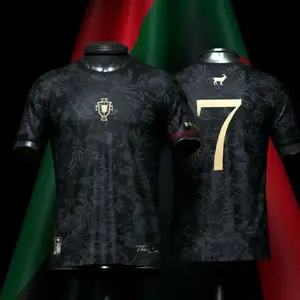 Portugal Black Panther Jersey Ronaldo #7 – 2026 Special Edition Football Shirt – CR7 Soccer Jersey Black Gold – Men Women Unisex Streetwear Futbol Kit