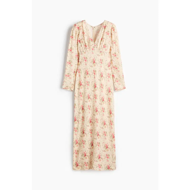 knee length dresses for ladies H&M Fully Lined Long Sleeve Maxi Dress- Size 4 – The Saved Collection main image 0