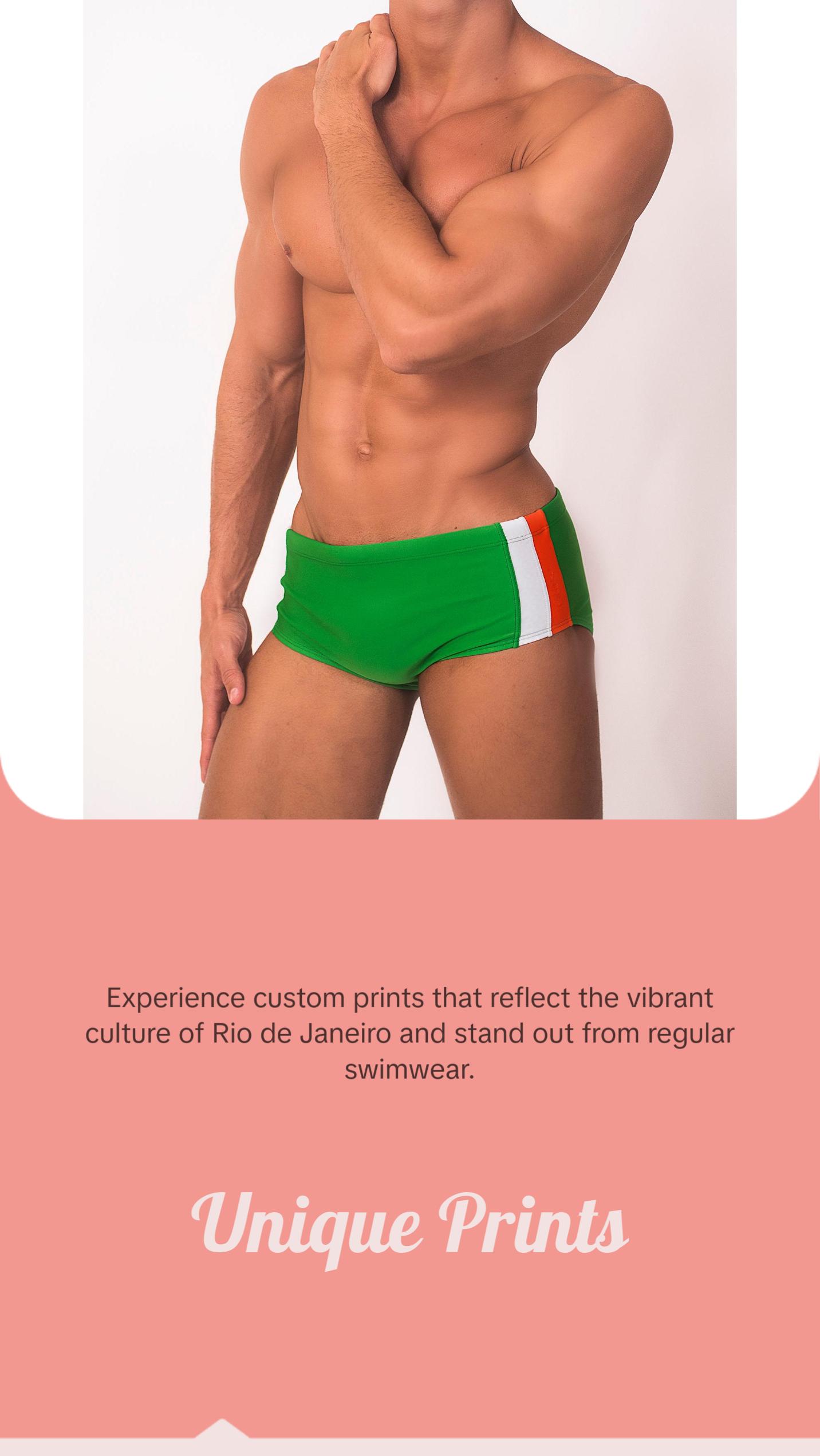 Floripa Trio Sunga in Classic & Traditional cut - Designer Swim Shorts