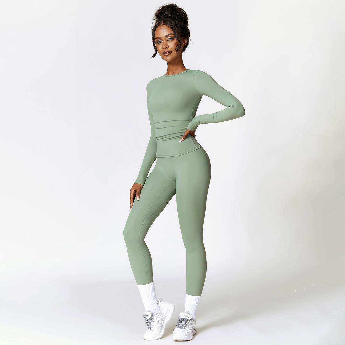 MASKERT Women's Two Piece Set Tight Fit Yoga & Running Outfit Skin Friendly Comfortable Home Casual Wear Thermal Lined Sports SpringStatements