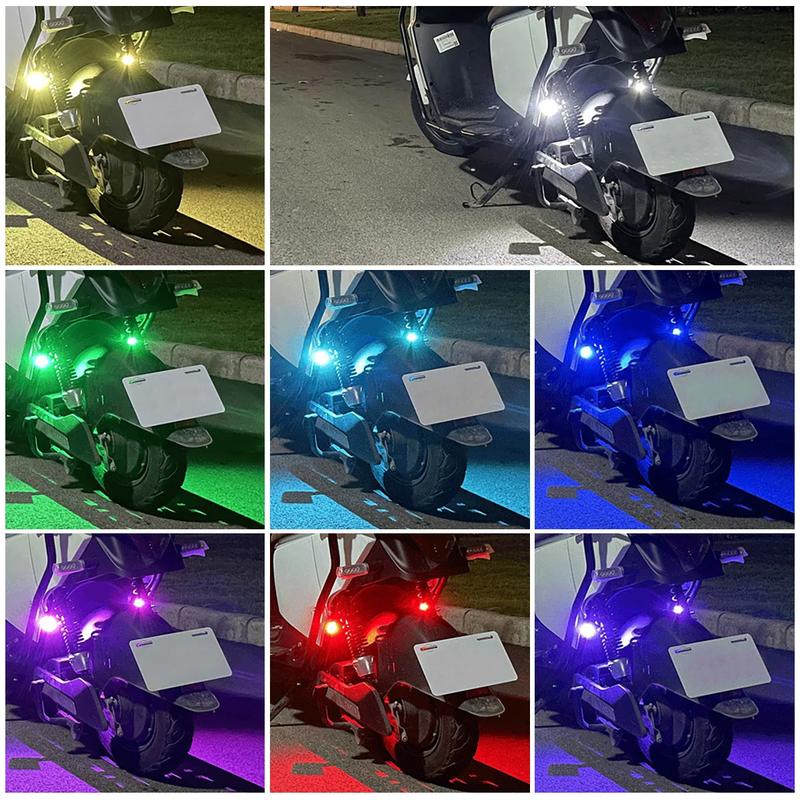 Wireless LED Strobe Lights RGB USB Charge IP65 Waterproof Anti-Collision for Car Motorcycle Drone & RC Aircraft Bike