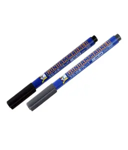 Gundam Panel Line Markers (2-Pack, Black and Gray)