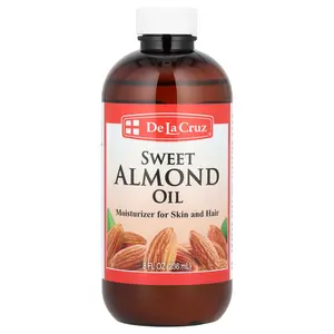 De La Cruz Sweet Almond Oil, 8 fl oz (236 ml)