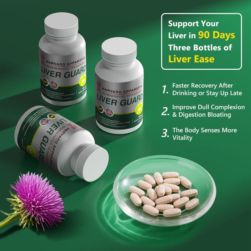 Harvard Apparatus Liver Cleanse Detox & Repair – 14 Herbal Liver Support with Milk Thistle, Dandelion Root & Artichoke, 60 Tablets