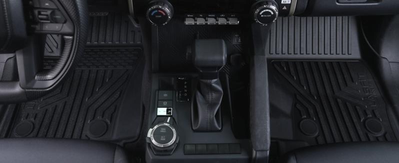 Lasfit fit for 2024-2026 Toyota Tacoma 1st Row Floor Mats, Fit Auto Transmission Only