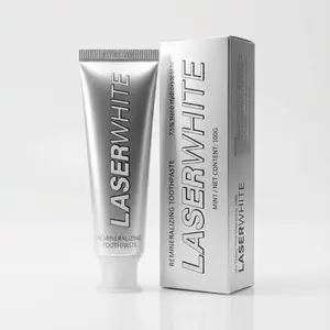 LASERWHITE Remineralizing & Whitening Toothpaste for Men with Nano-Hydroxyapatite