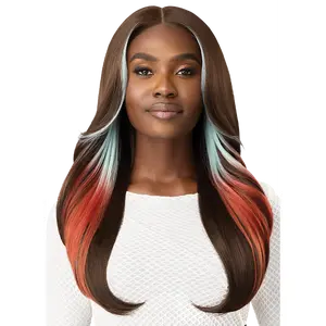 Outre Synthetic Melted Hairline HD Lace Front Wig MH110 QLMHMH110