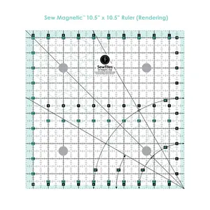 Sew Magnetic 10.5" x 10.5" Ruler
