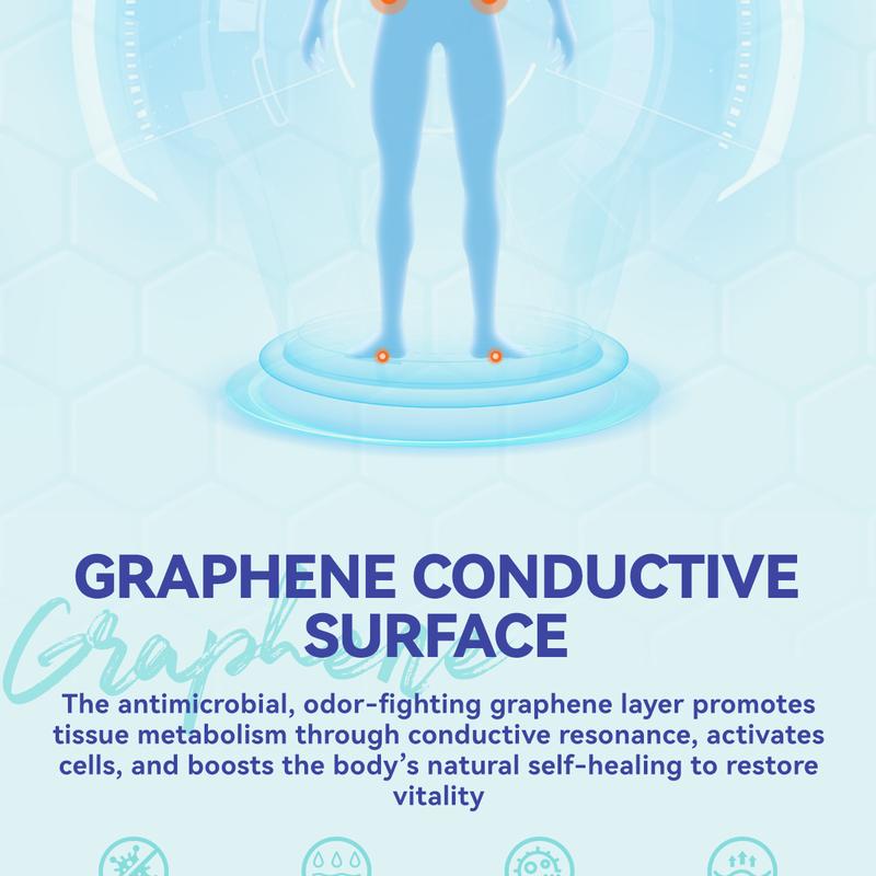 Boosts Blood Circulation | Supports Immunity |Shock Absorbing Insoles for All Day | Comfort Arch Support || Antibacterial & Odor Control | Natural Herbal Extract | Fits for All Shoes TikTokShopBlackFriday