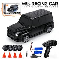 1:24 Black Proportional Off-Road Car