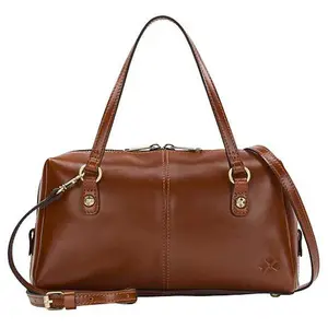 Patricia Nash Valmorea Top Handle Leather Satchel