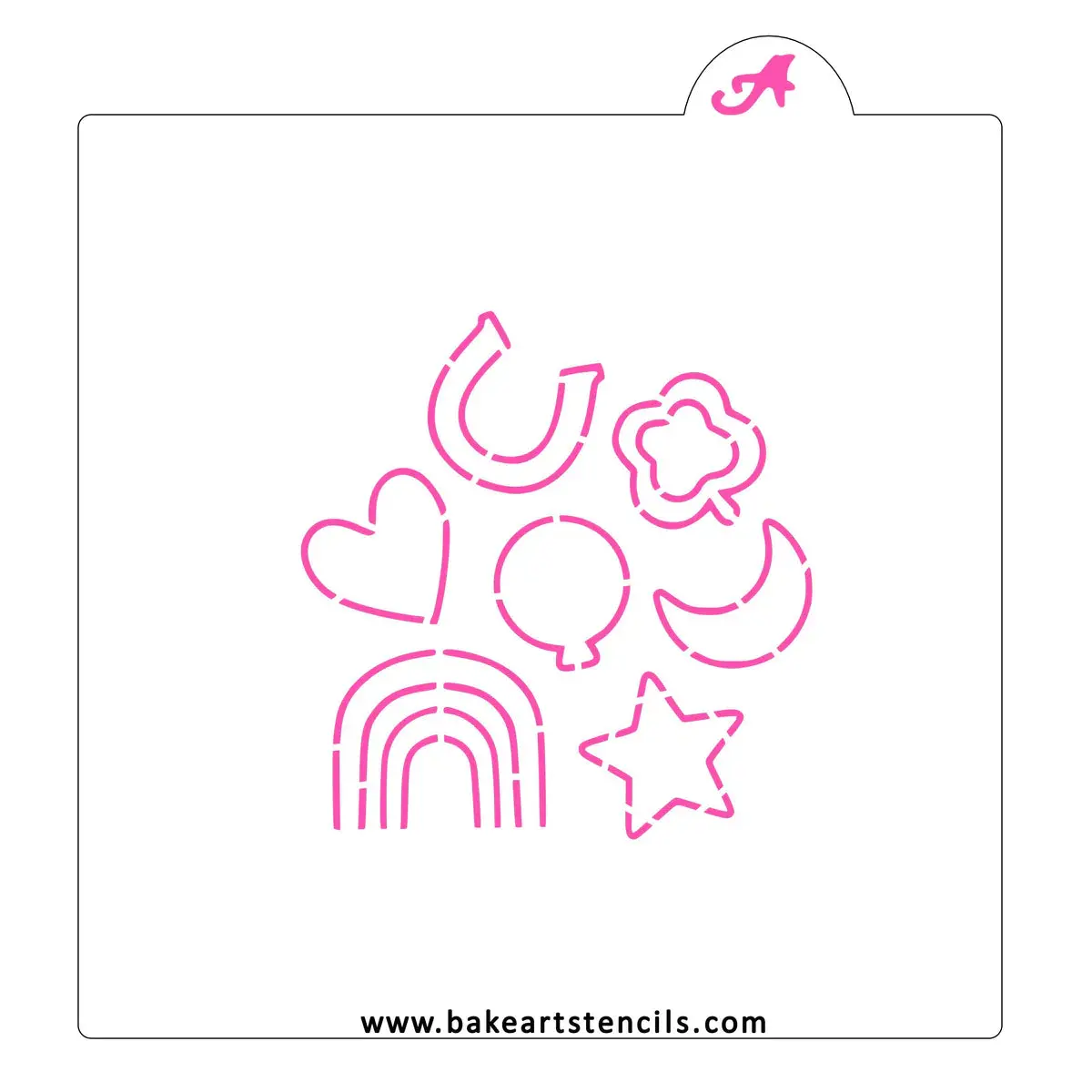 BakeArt Lucky and Charms PYO Cookie Stencil