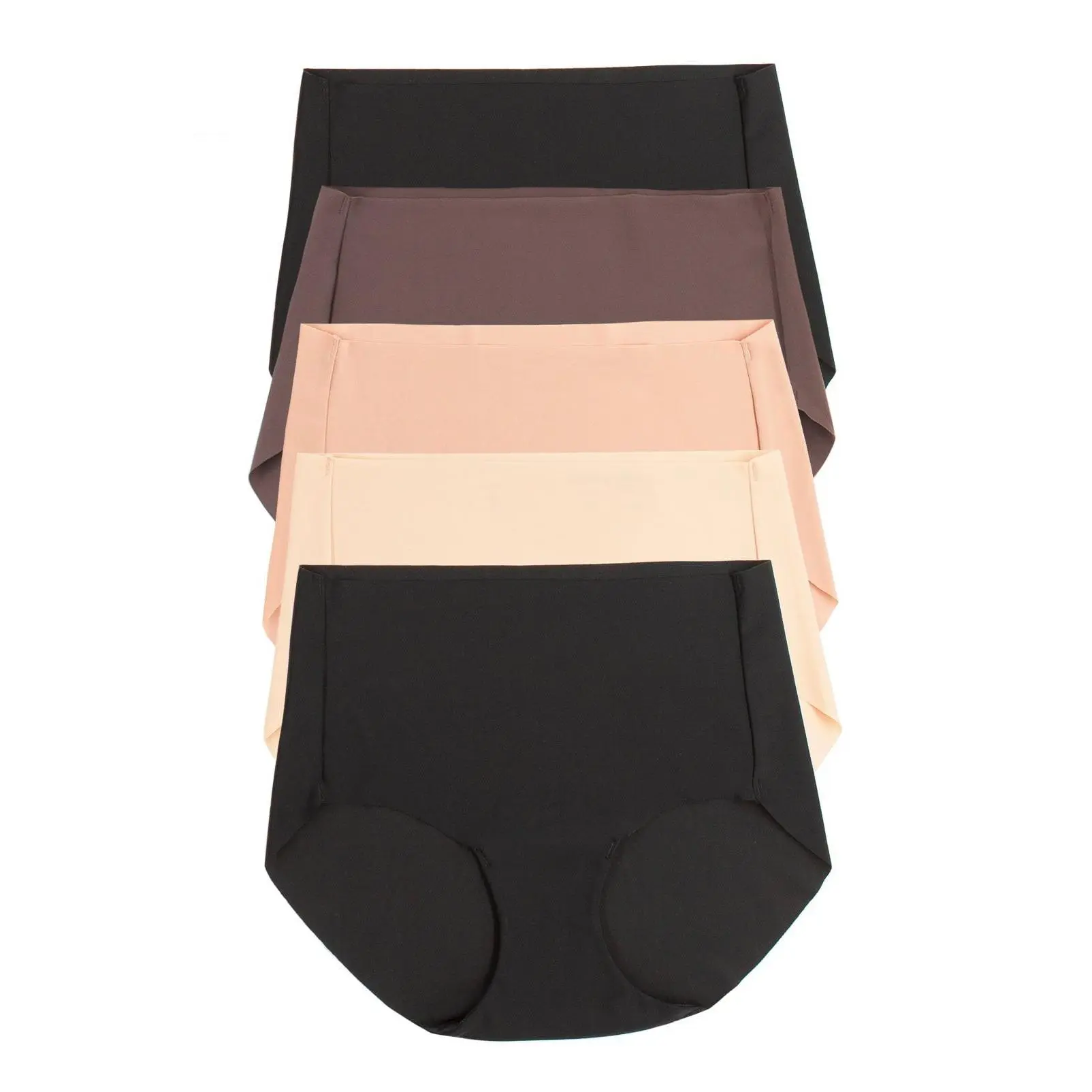 No Show Elastic Free Brief 5-Pack