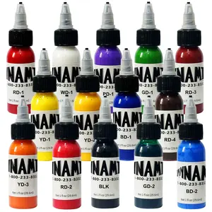 Megahit Professional Tattoo Ink Set - 14 Vibrant Colors (30ml/1oz per Bottle), High-Pigment, Vegan & Sterile Tattoo Ink Kit for Artists & Beginners - Tattoo Supplies for Permanent & Cosmetic Tattoos