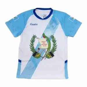 Guatemala Jersey - Sky Blue  Soccer Jersey Unisex Design with Guatemala Flag for Men & Women